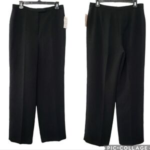 NWT Tahari Women's Black Dress Pants Size 10 Office Business Professional Career